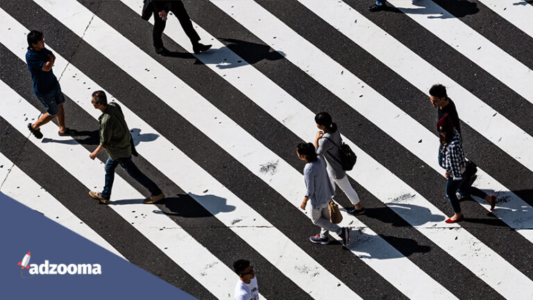 People crossing a road