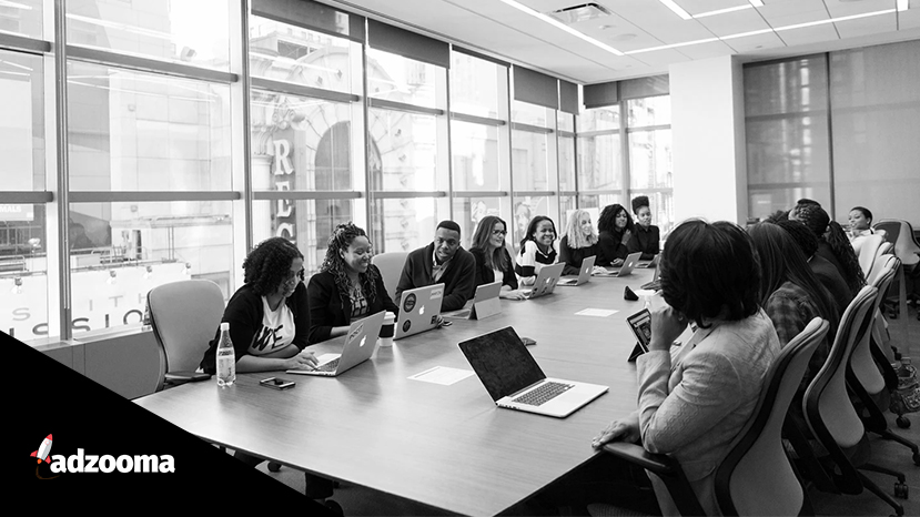 Women in tech in a meeting