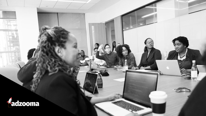 Women of colour in a meeting